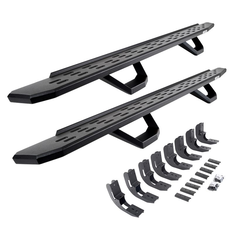 Go Rhino RB30 Running Boards with Mounting Brackets, 2 Pairs Drop Steps ...