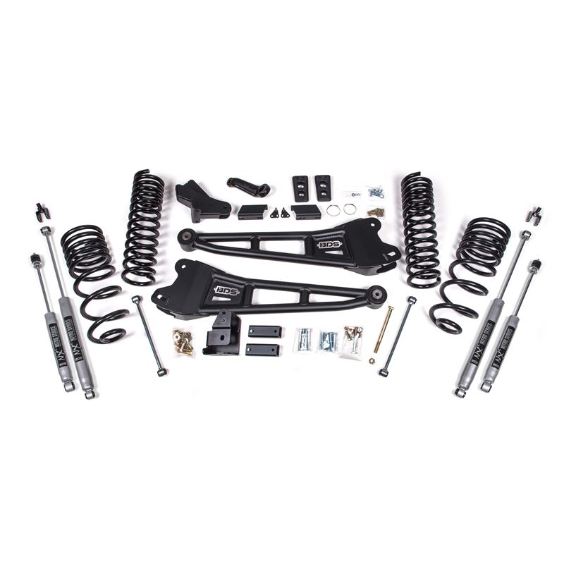 BDS Suspension 4 Inch Lift Kit W/ Radius Arm - Ram 2500 (14-18) 4WD ...