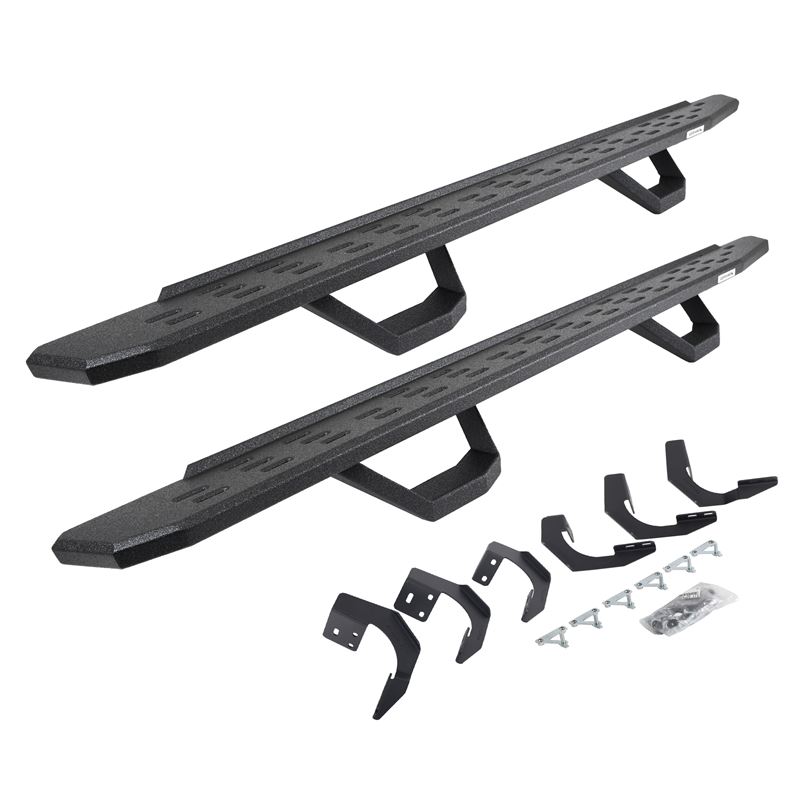 Go Rhino RB30 Running Boards with Mounting Brackets, 2 Pairs Drop Steps ...