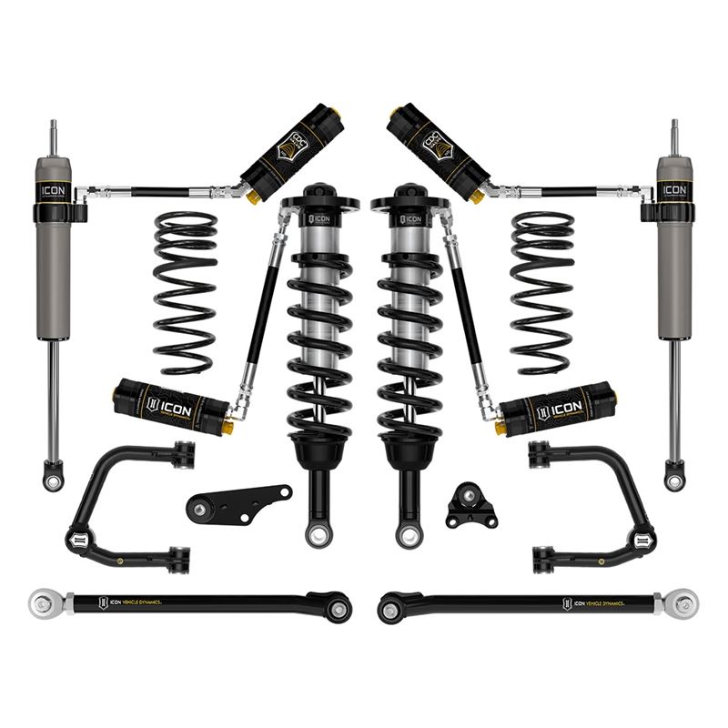 Icon Vehicle Dynamics 2024 Tacoma 125 3 Stage 8 Suspension System Tubular With Triple Rate 5303