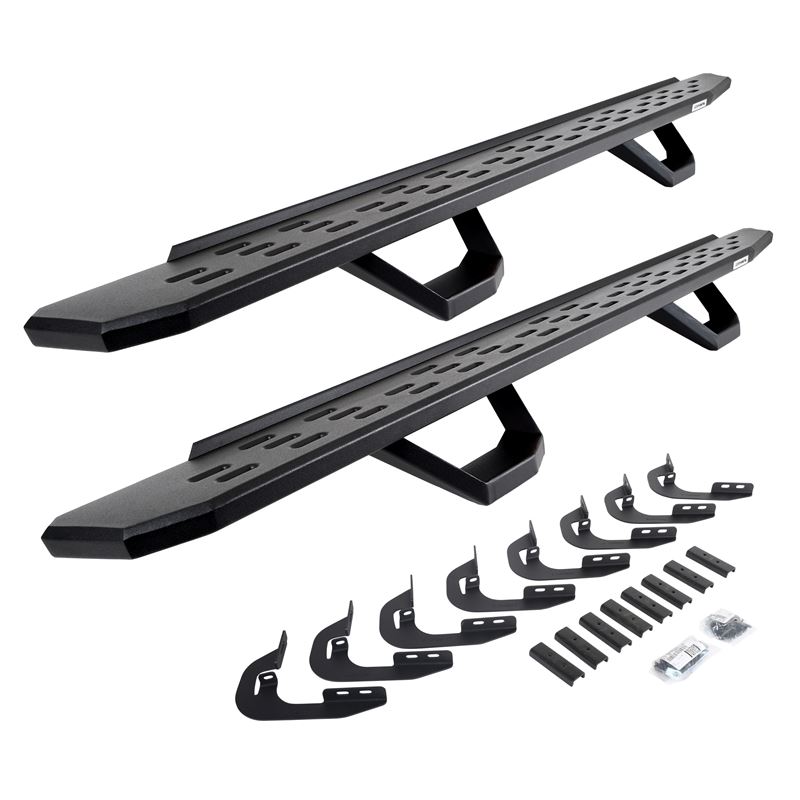 Go Rhino RB30 Running Boards with Mounting Brackets, 2 Pairs Drop Steps ...